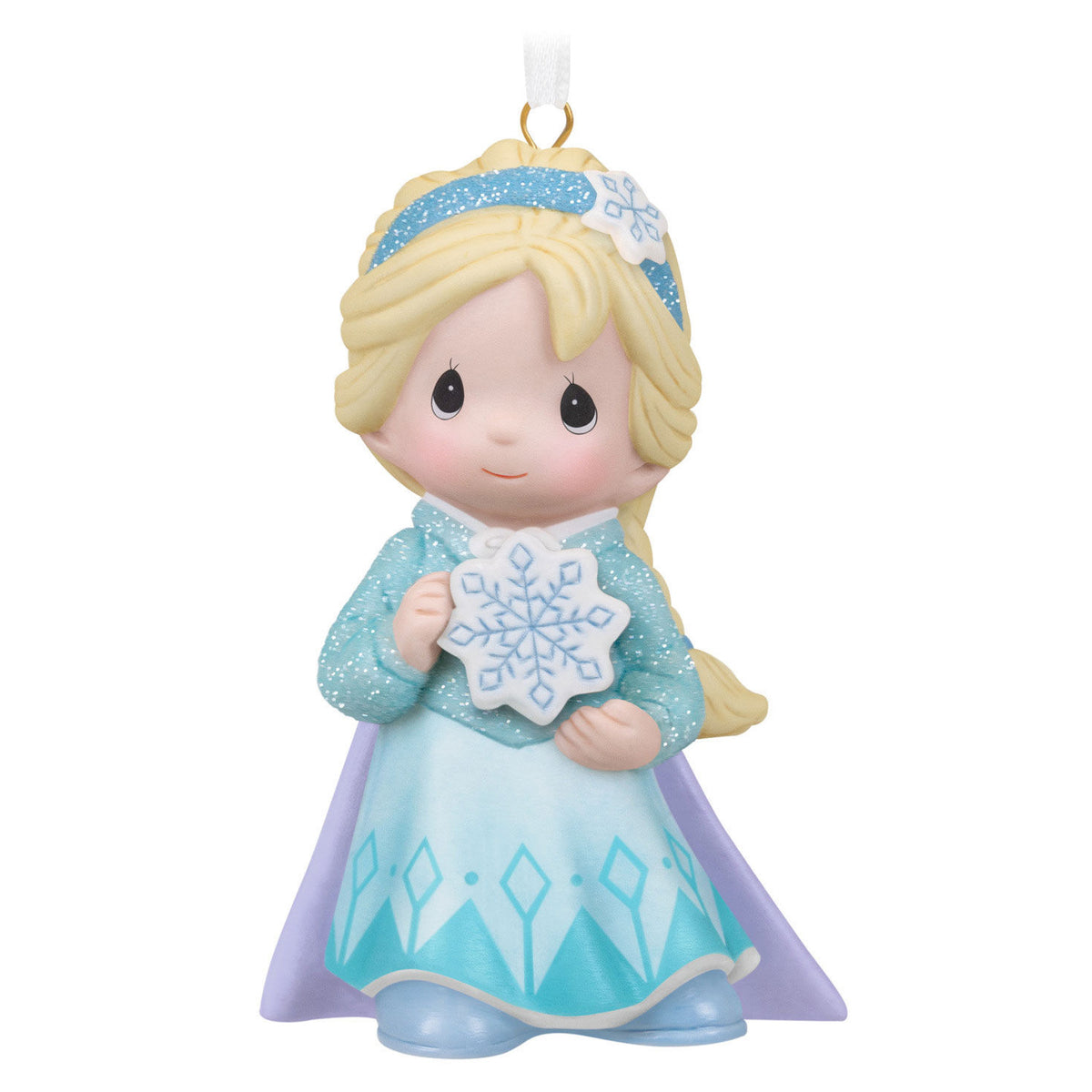Disney Precious Moments Frozen Elsa Porcelain Ornament