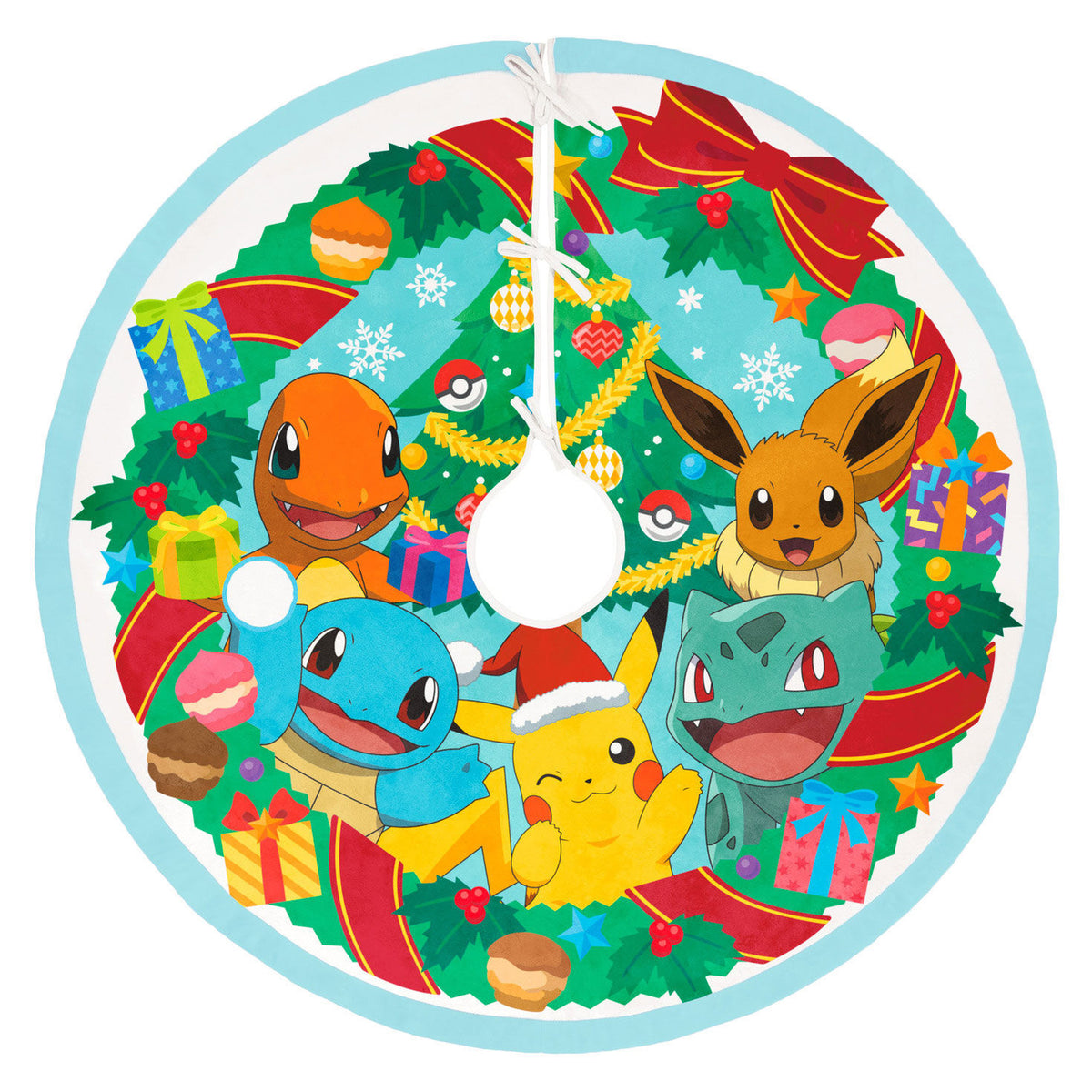 Pokémon Holiday Fabric Tree Skirt, 48"